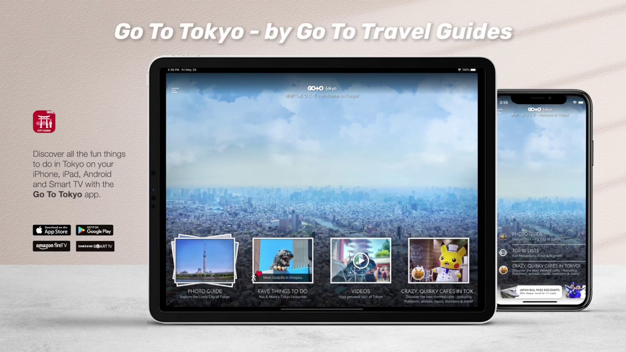 Video thumbnail for Go To Tokyo Travel Guide App: iPhone, iPad & Android Demo