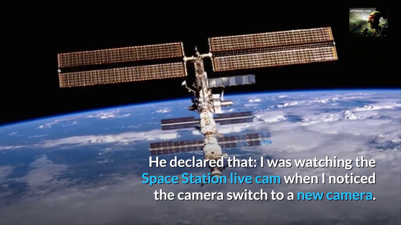 'Video thumbnail for UFO Near Space Station Makes NASA Smash the OFF AIR Button'