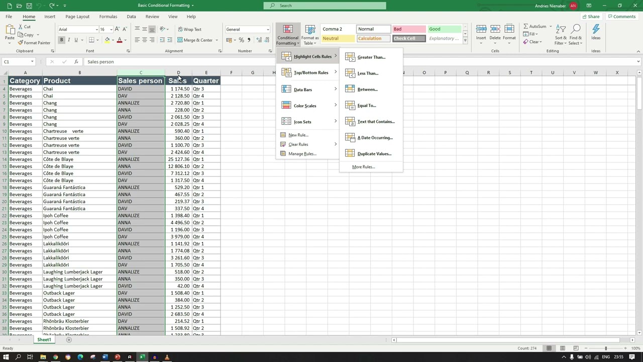 Video thumbnail for How To Do Conditional Formatting in Excel