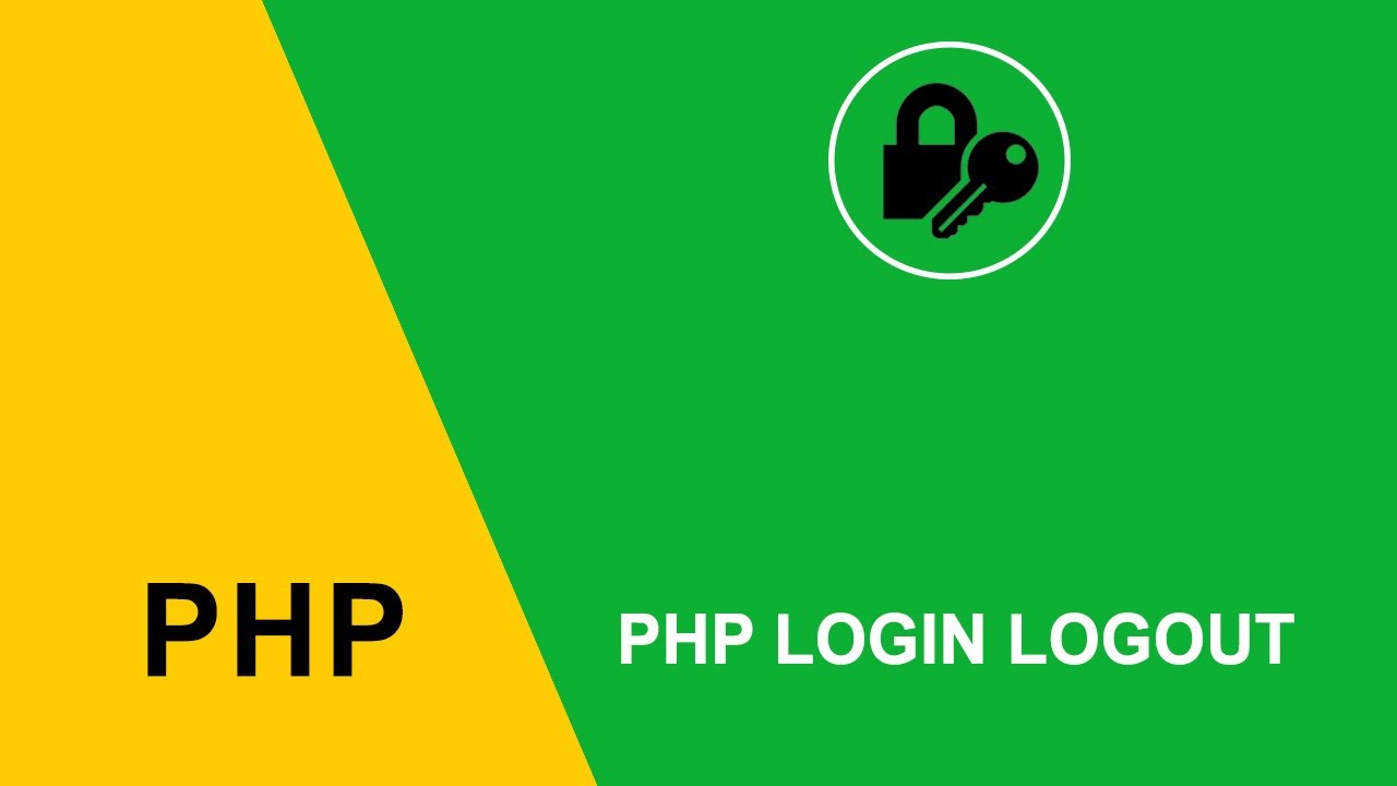 Video thumbnail for PHP Login logout example with session