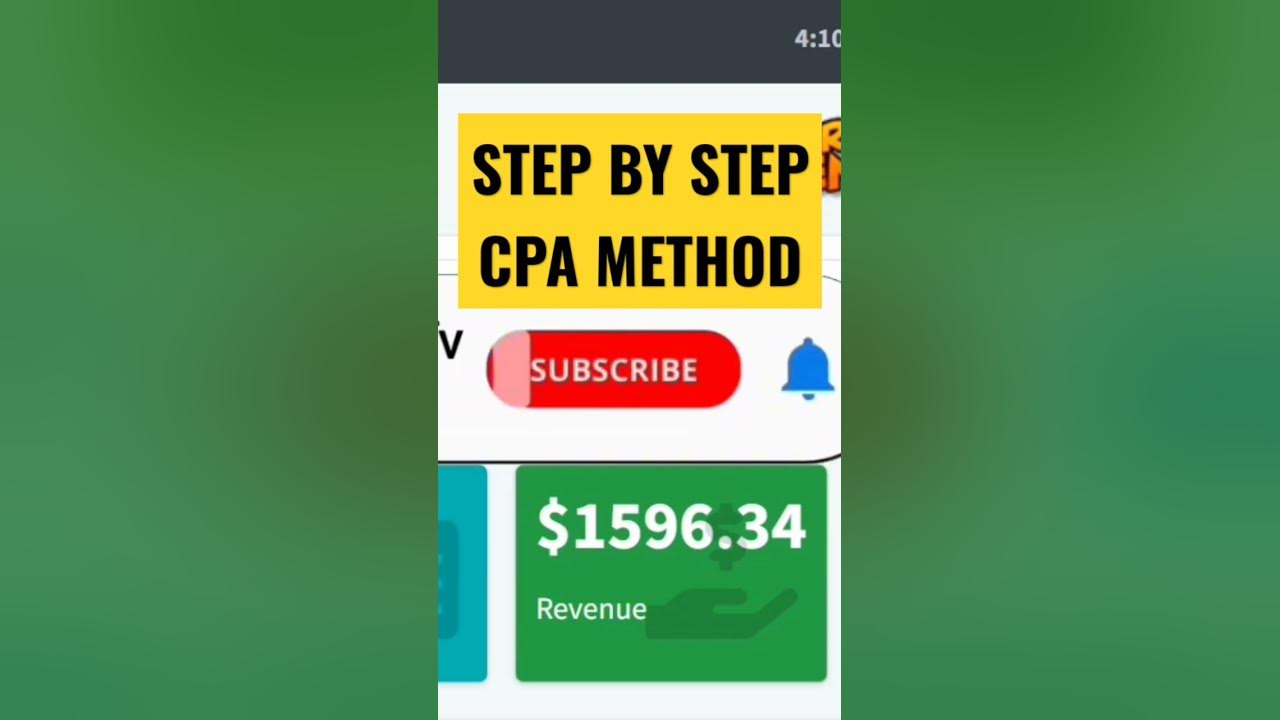 Video thumbnail for #shorts CPA Marketing ($500/5HRS) Make Money Online From Home | CPA Marketing Free Traffic Method