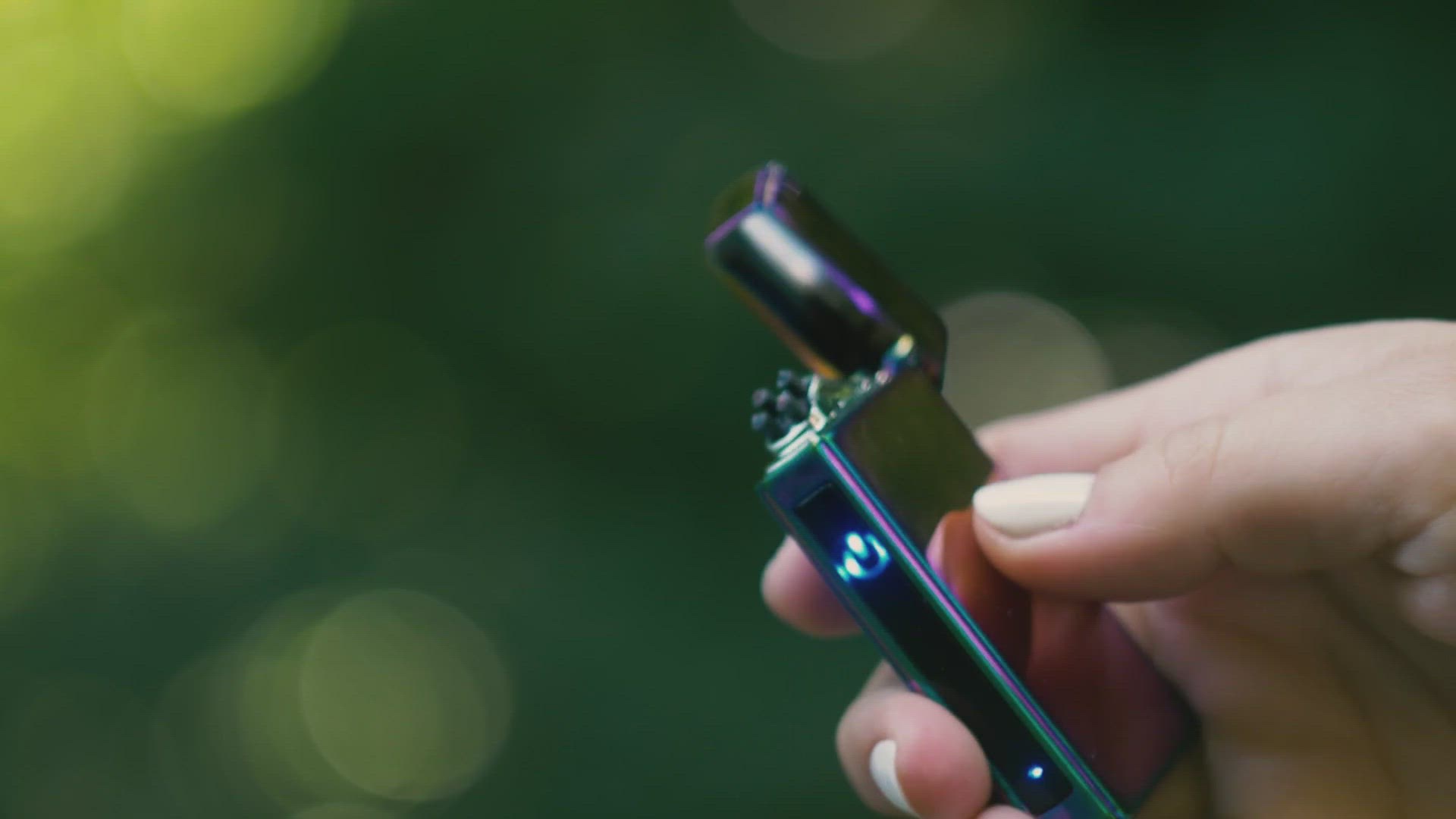 'Video thumbnail for Solis-X World's First Solar Rechargeable Electric Charging Lighter'