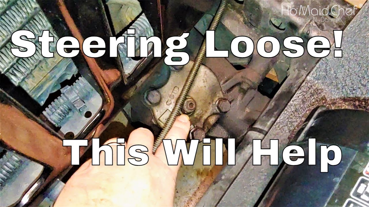 Video thumbnail for Steering Box Adjustment, Helps Loose, Sloppy Steering