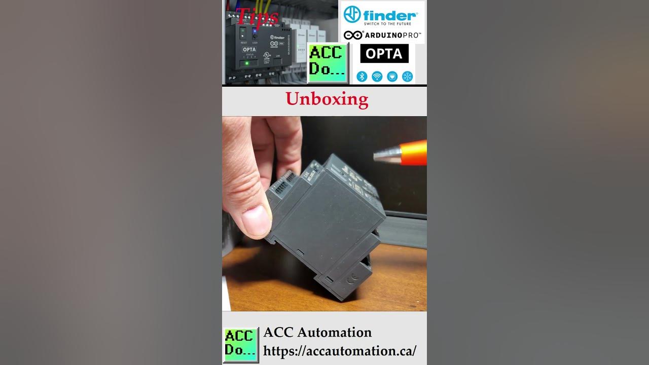 'Video thumbnail for Unboxing the Arduino Opta PLC - See What Surprises Await!'