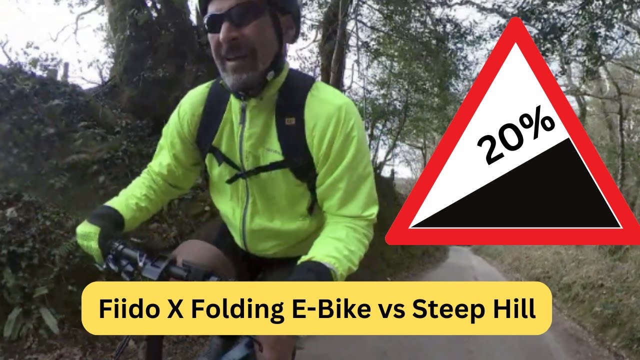 Video thumbnail for Folding E-Bike vs Steep Hill: Fiido X v2 Review and Hill Climb Test