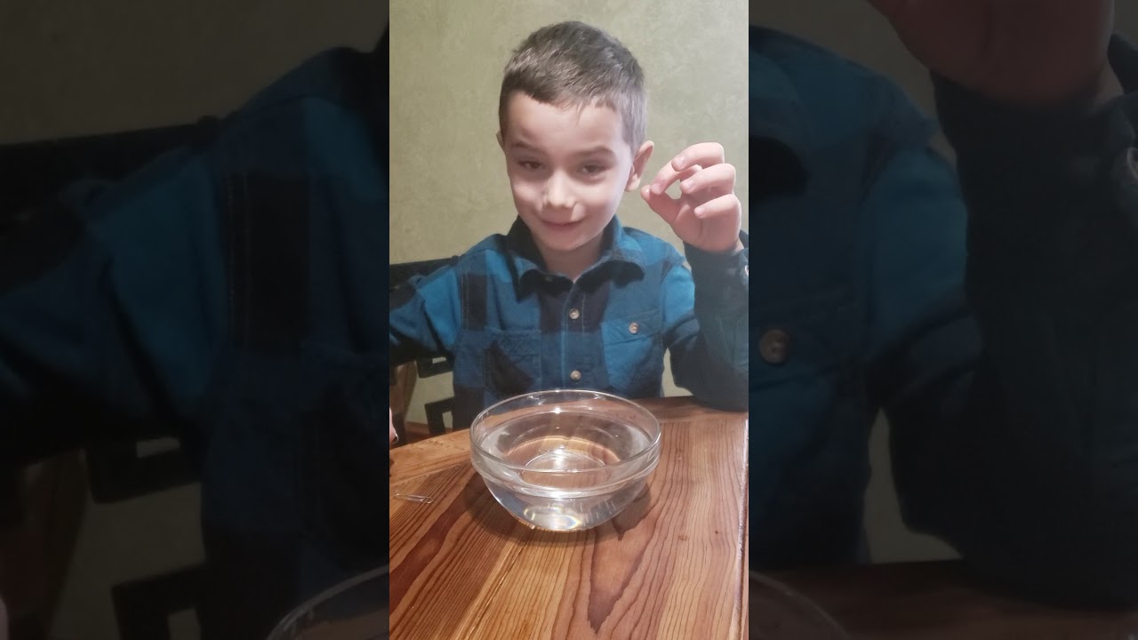 'Video thumbnail for Floating Paper Clip Challenge #Shorts'