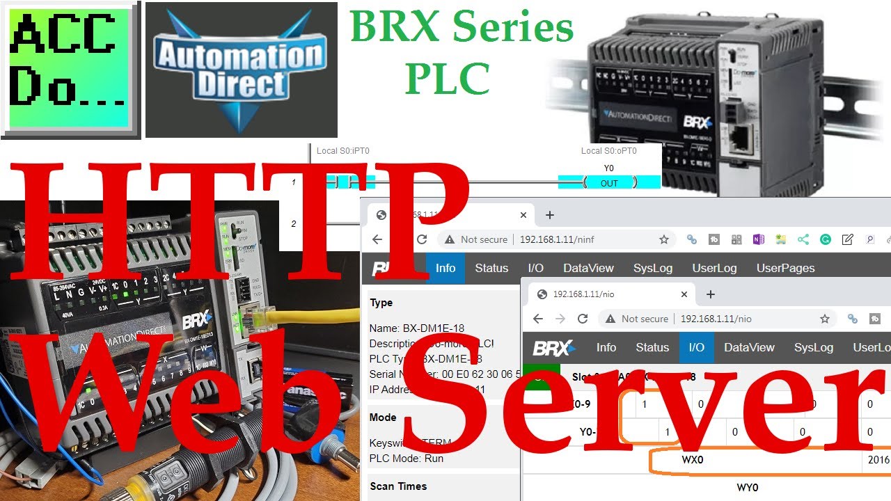 'Video thumbnail for BRX Do-More PLC Web Server - Website'