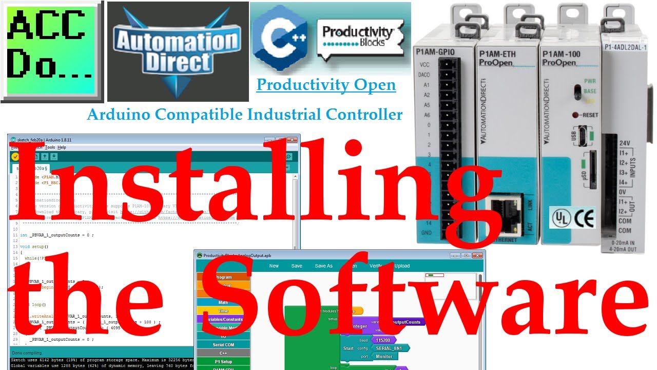 'Video thumbnail for Productivity Open Arduino - Installing the Software'