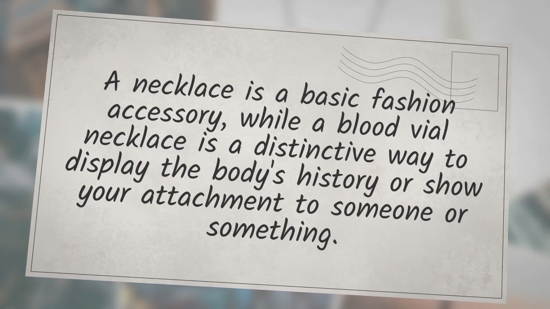 Video thumbnail for How to Preserve Blood in a Vial Necklace