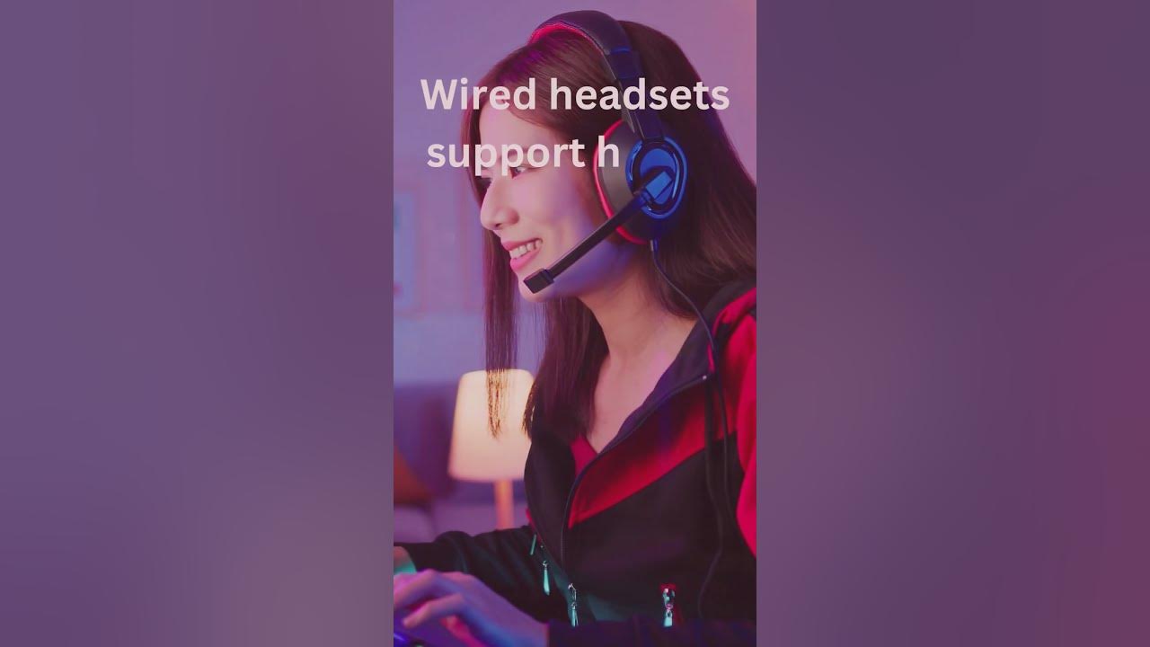'Video thumbnail for Why do gamers use wired headsets #shorts'