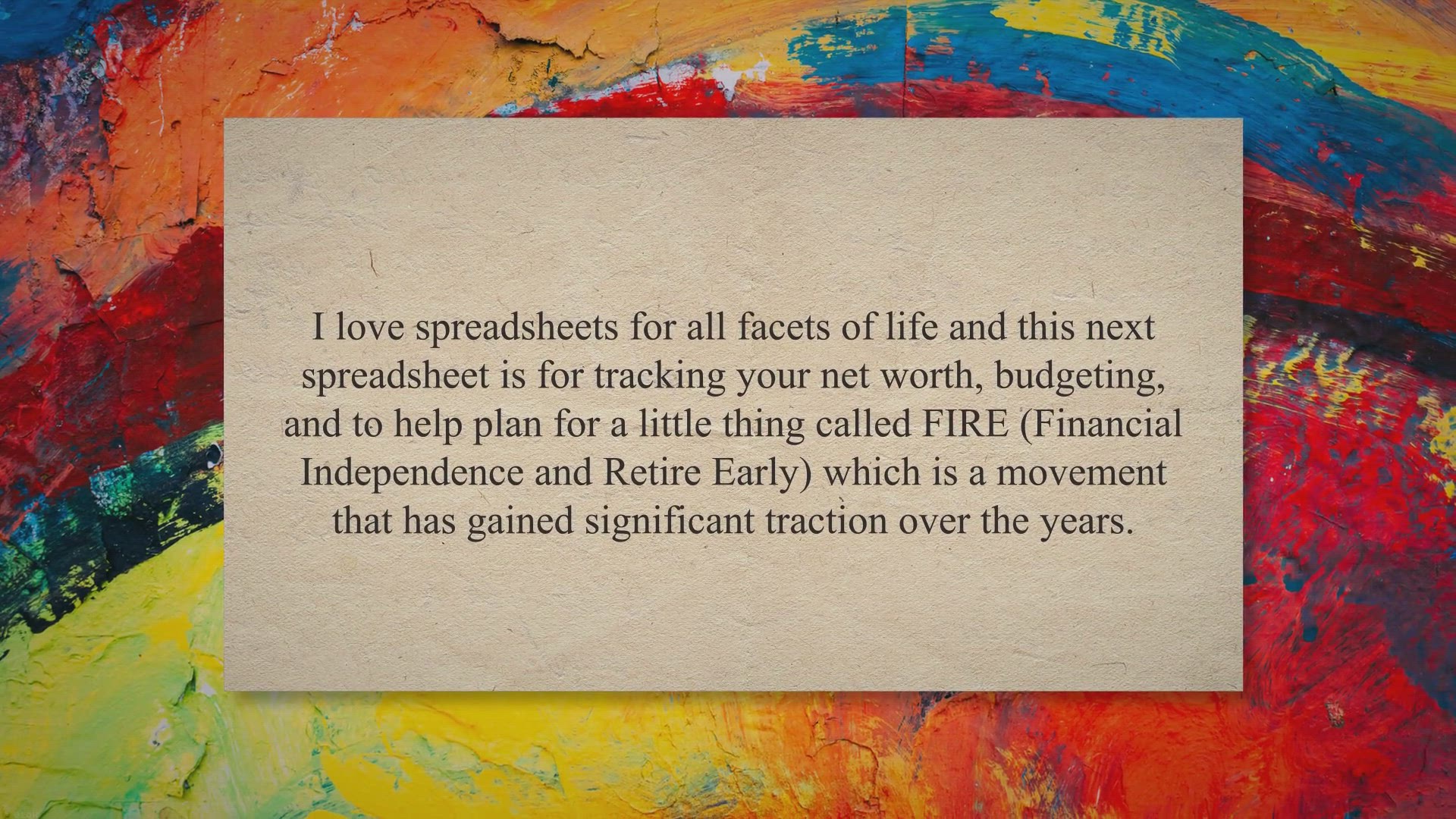 Video thumbnail for The Ultimate Net Worth, Budgeting, And FIRE Spreadsheet | Johnny Africa