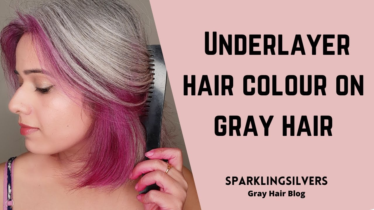 'Video thumbnail for How To Get a Peekaboo Hair Color Look on Natural Grey Hair in 5 Easy Steps'