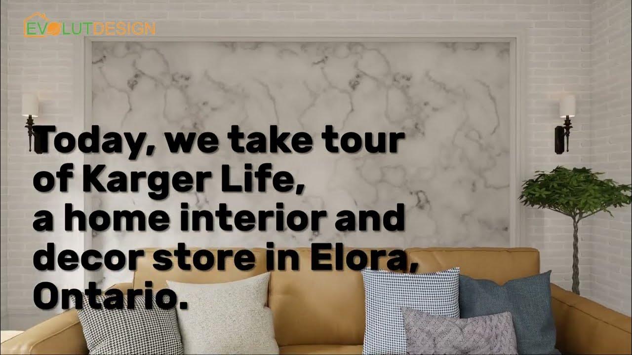 Video thumbnail for Introducing #KargerLife in #Elora #Ontario #homedecor #homeaccents #interiordesign