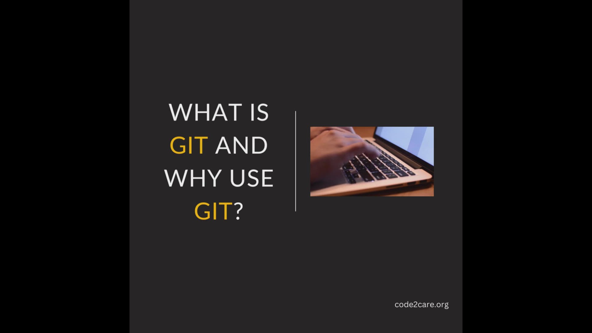 'Video thumbnail for What is Git and Why to use it (Square Post Version)'