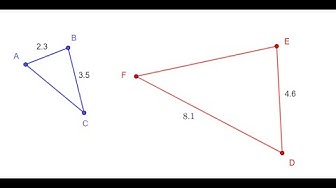 'Video thumbnail for Find Sides of Two Similar Triangles'