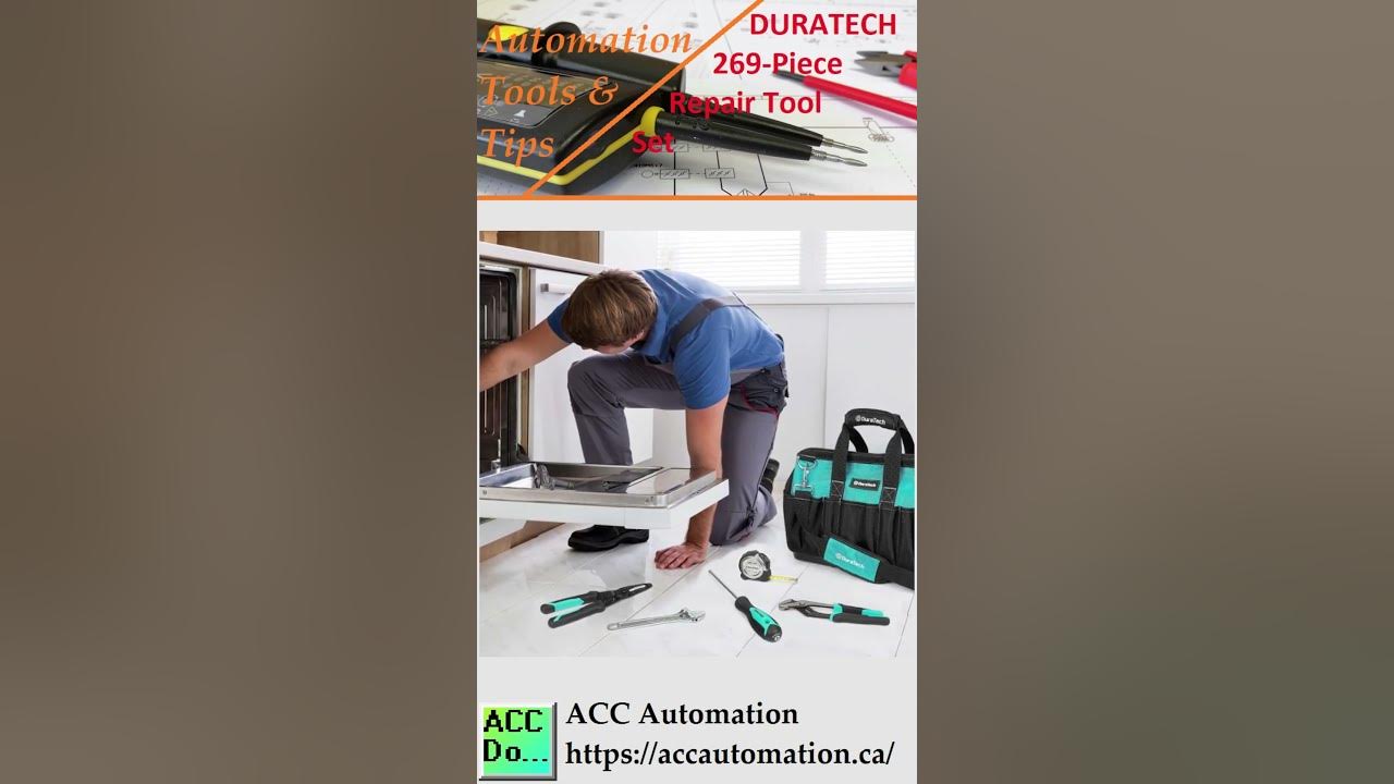 'Video thumbnail for Automation Tools - DURATECH 269 Piece Repair Tool Set'