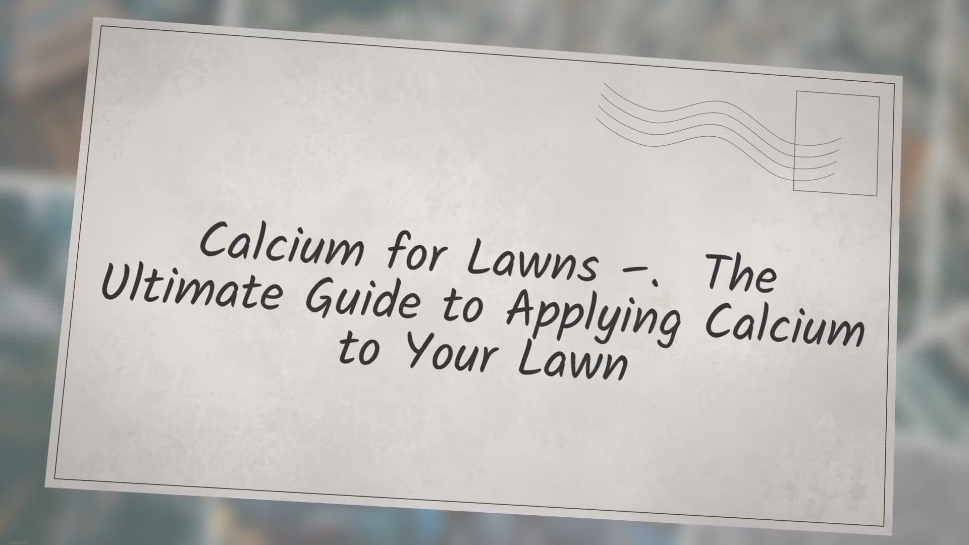 Video thumbnail for Calcium For Lawns - The Ultimate Guide To Applying Calcium To Your Lawn