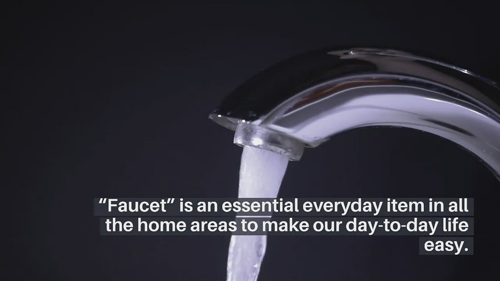 Video thumbnail for Faucet