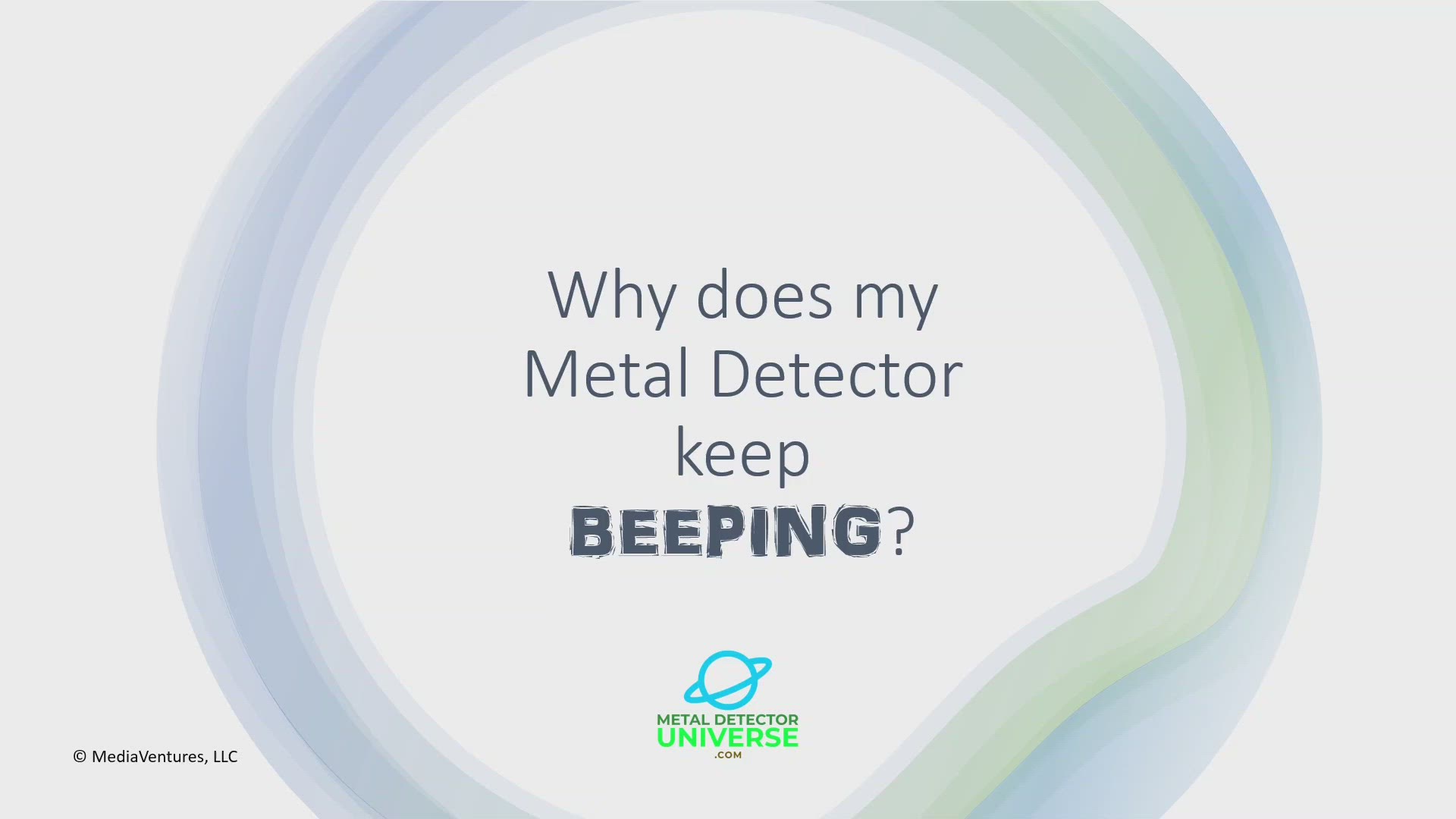 Video thumbnail for Why does my metal detector keep beeping?
