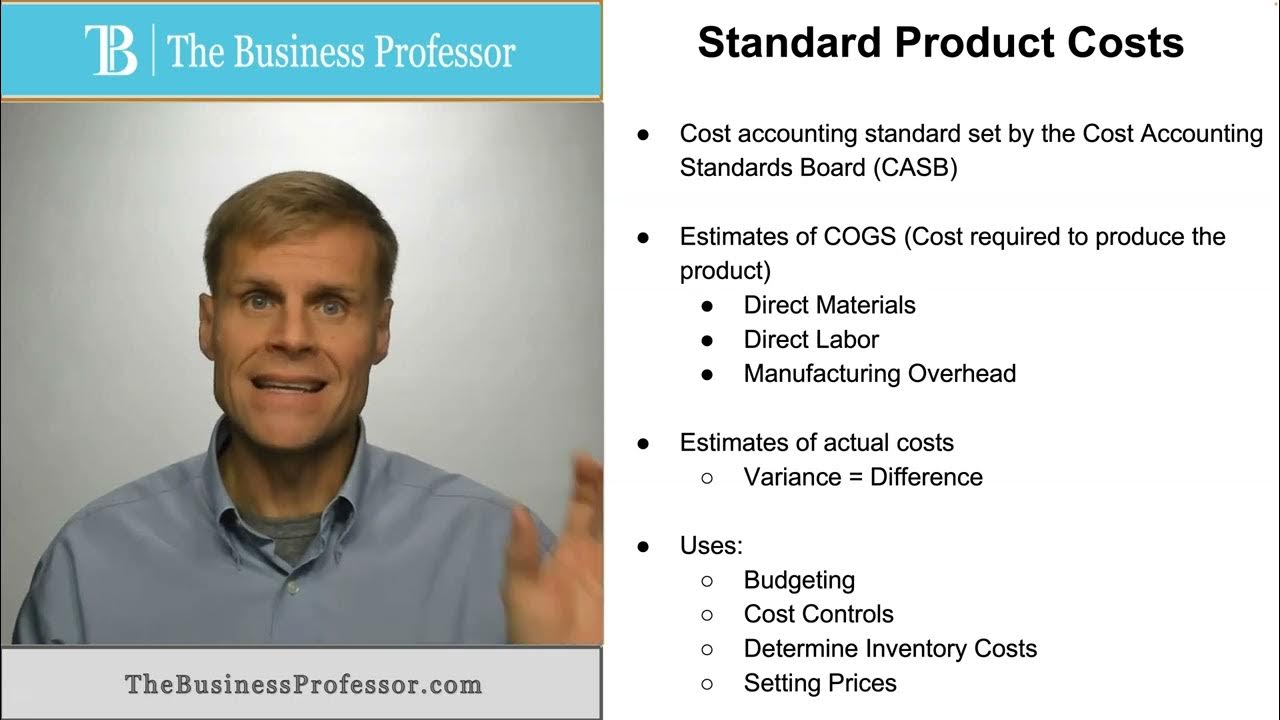 'Video thumbnail for Standard Product Costs'