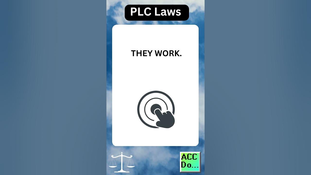 'Video thumbnail for PLC Laws #27.1 - AFTER CHANGES, MAKE SURE THEY WORK'