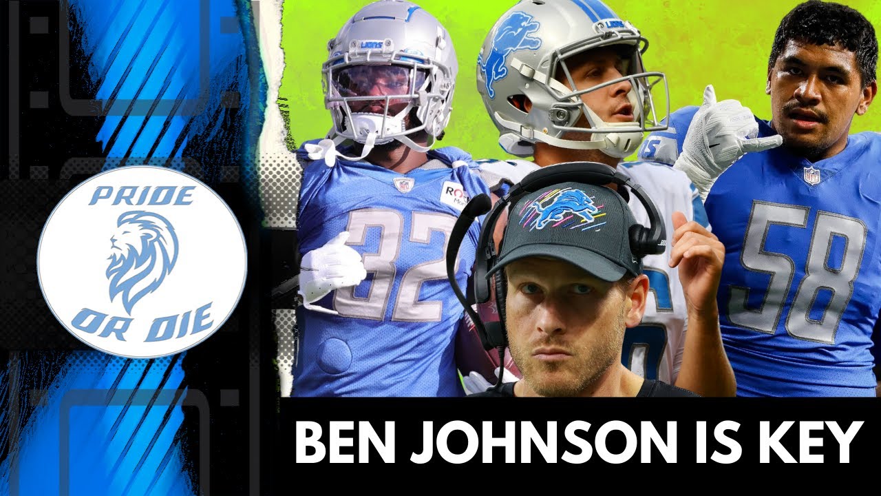 Video thumbnail for Ben Johnson is the key to the Detroit Lions' offensive succuss