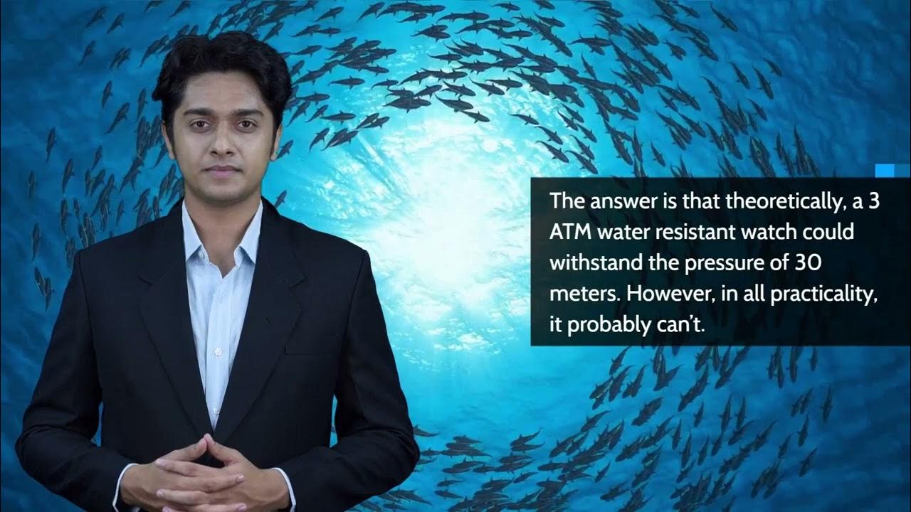 Video thumbnail for 3 ATM Water Resistant - Full Explanation!