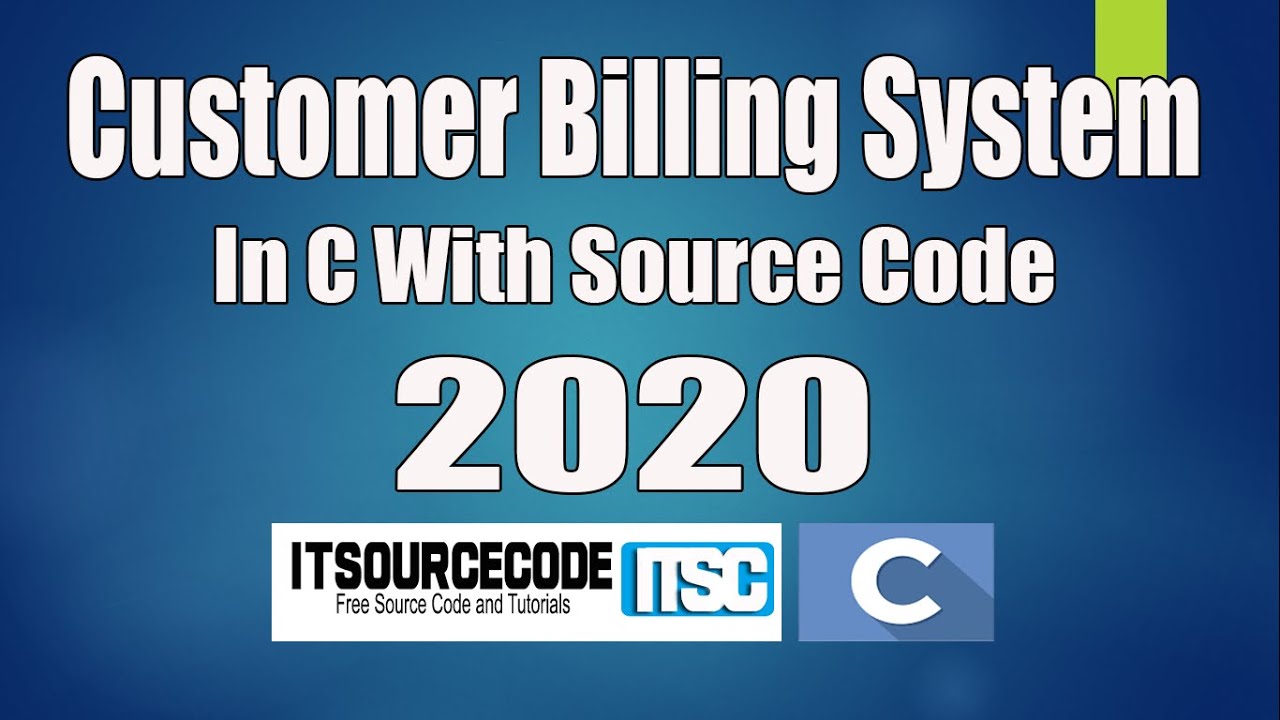 'Video thumbnail for Customer Billing System C Project With Source Code Free Download 2021'