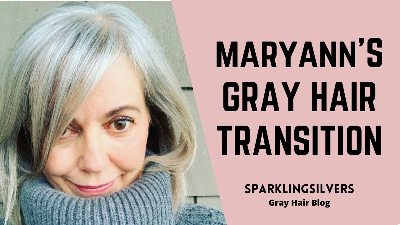 'Video thumbnail for GRAY HAIR TRANSITION STORY | MARYANN GOING GRAY'