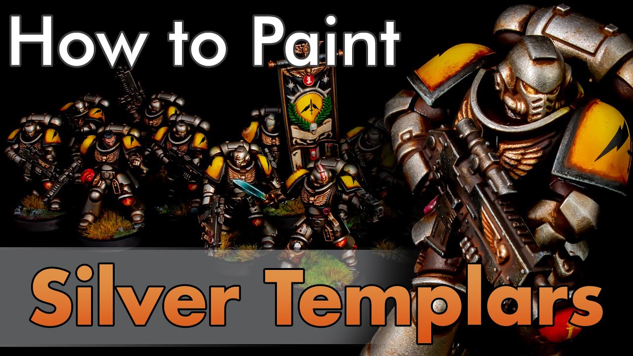 'Video thumbnail for How to Paint: Silver Templars Space Marines for Warhammer 40k'
