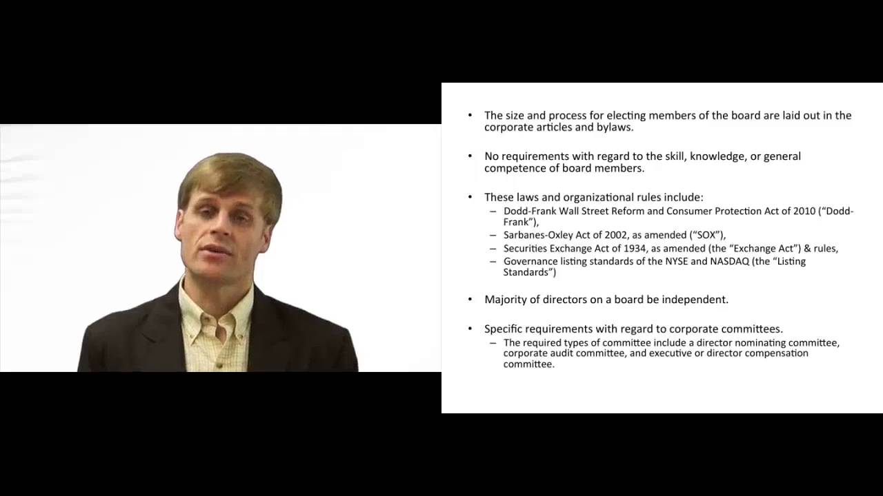 'Video thumbnail for Composition of Board of Directors'