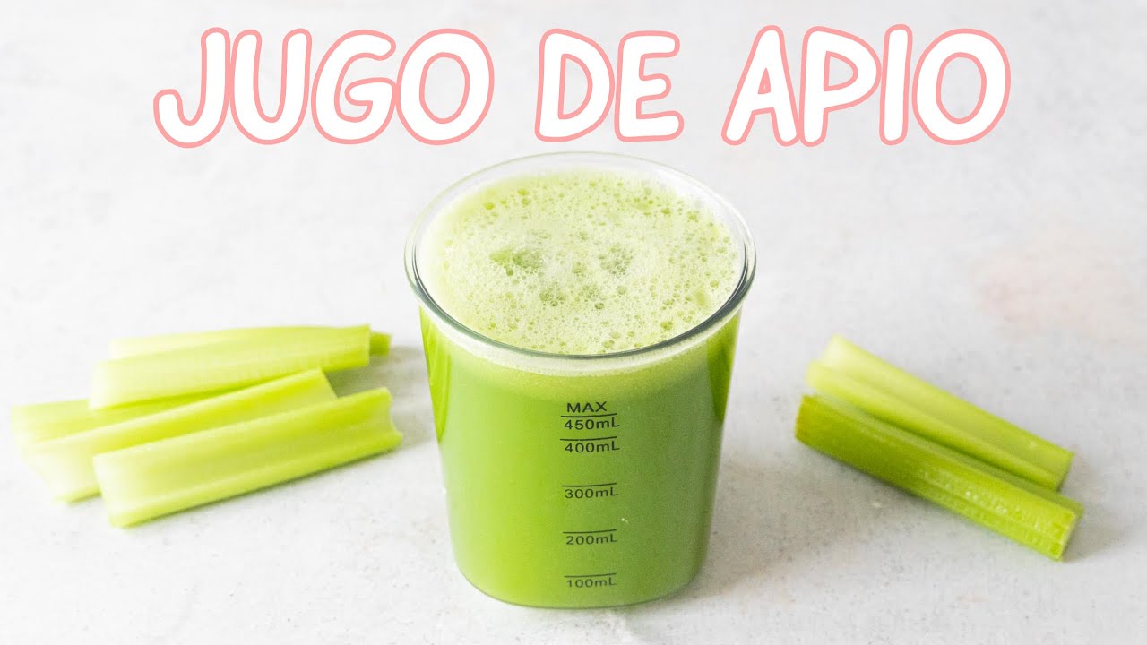 Video thumbnail for Jugo de Apio: TODO LO QUE NECESITÁS SABER Beneficios, Cómo prepararlo, Cuánto tomar, mi experiencia!