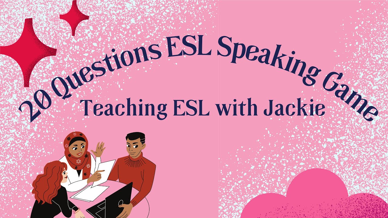 'Video thumbnail for ESL Speaking Game: 20 Questions | 20 Questions For TEFL Students of All Ages and Levels'