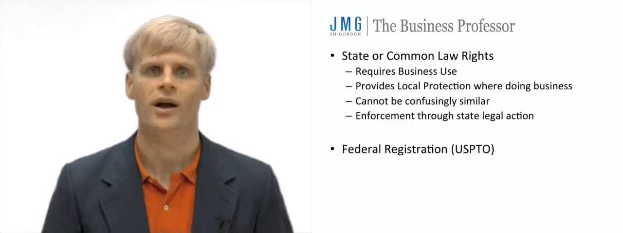 'Video thumbnail for Trademarking a Business Name'