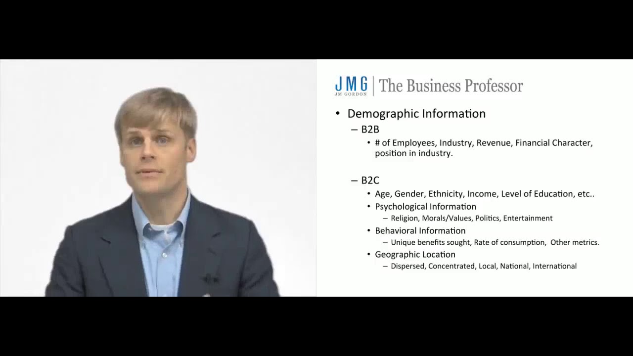 'Video thumbnail for Market Segmentation'