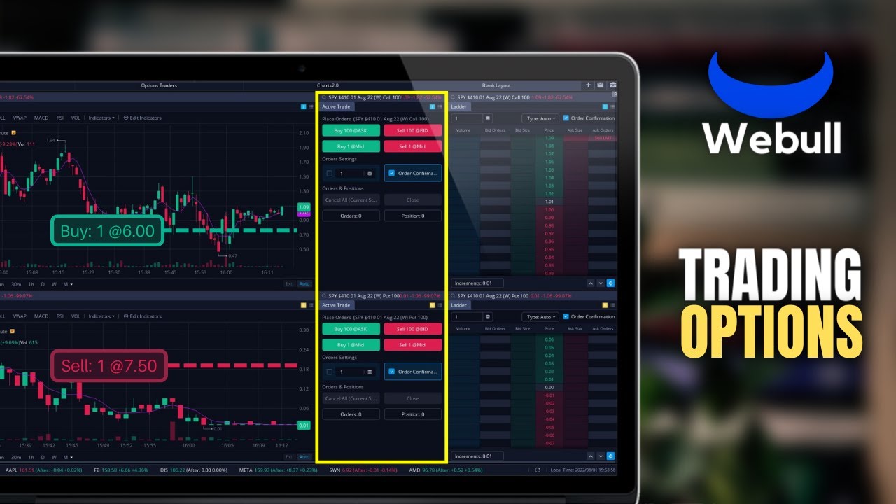 'Video thumbnail for Fastest Way to Trade Options in Webull (Day Trading Layout)'