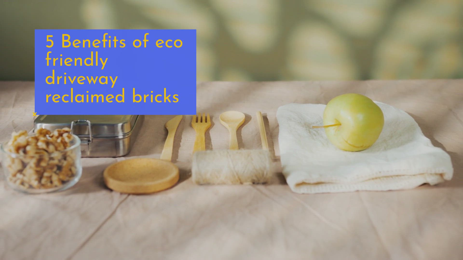 Video thumbnail for Eco Friendly Driveway Reclaimed Bricks