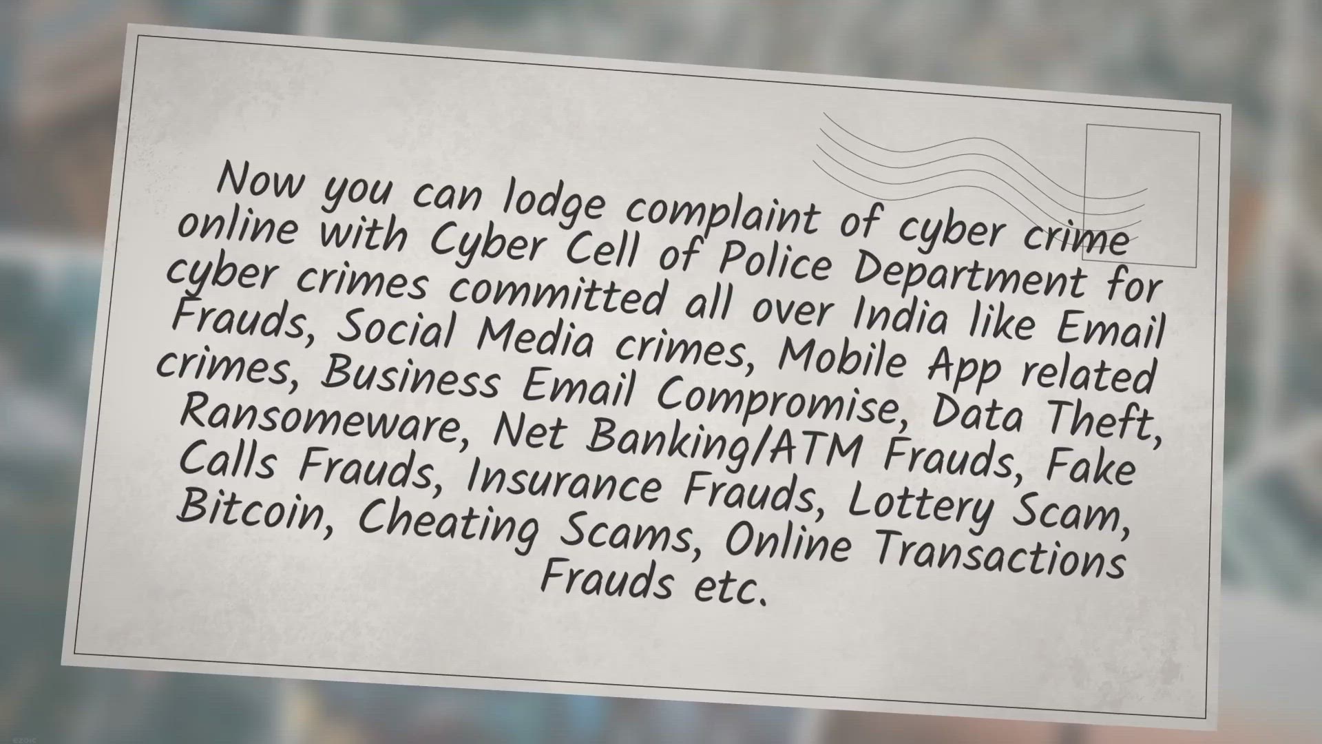 Video thumbnail for Cyber Crime Complaint online. Report Cyber Crime to Police Cyber Cell.