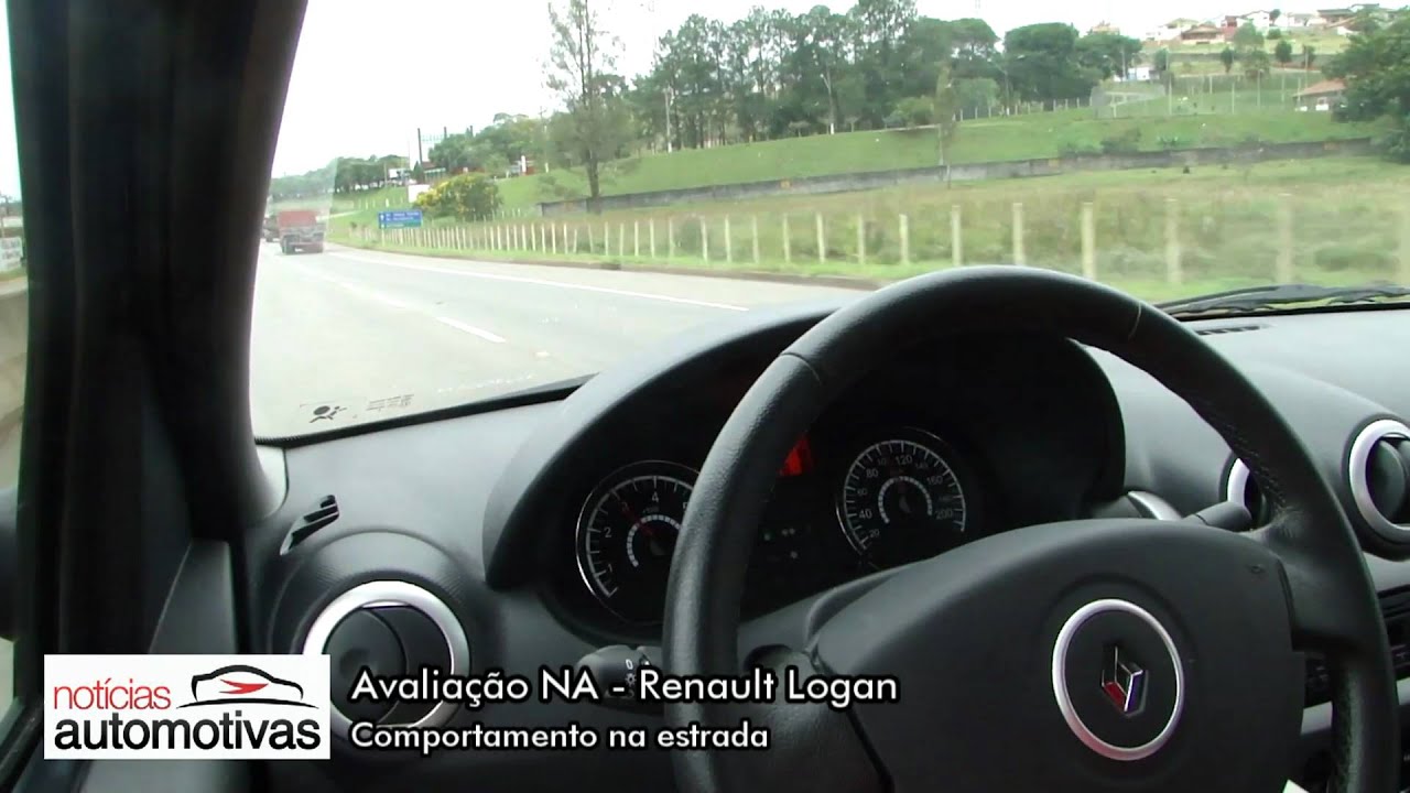 'Video thumbnail for Renault Logan - Comportamento na estrada - NoticiasAutomotivas.com.br'