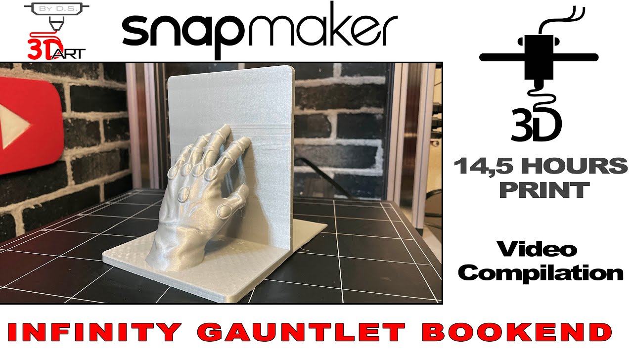 Video thumbnail for Infinity Gauntlet Bookend Time Lapse. Snapmaker 2.0