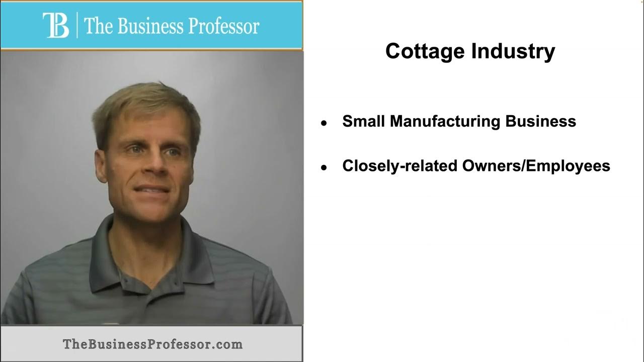 'Video thumbnail for What is a Cottage Industry?'