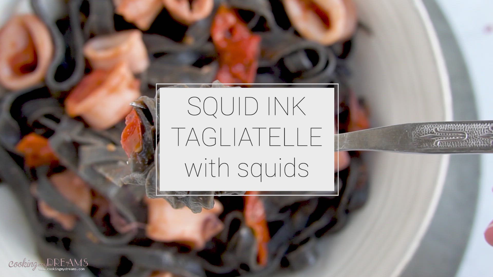Video thumbnail for Squid Ink Tagliatelle with Squids