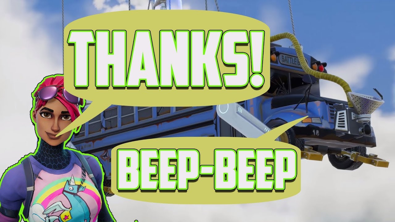 Video thumbnail for Thank The Bus Driver Fortnite - All Devices ( PS4, Xbox, Switch, Mobile, PC )