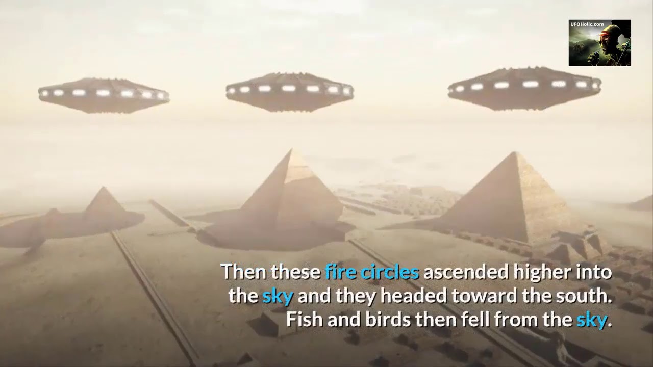 'Video thumbnail for Ancient Egyptian Scroll Describes a Massive UFO Encounter From the Past'