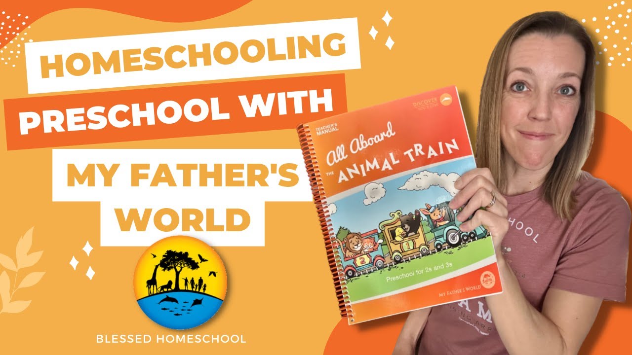 Video thumbnail for HOMESCHOOL PRESCHOOL with My Father's World | All Aboard the Animal Train Review