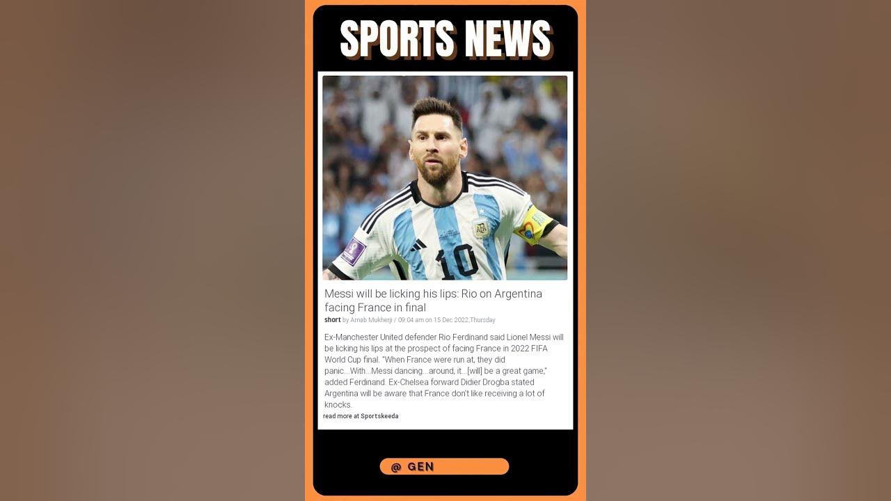 Video thumbnail for Messi's Dream Comes True: Argentina vs France in the World Cup Final! | #shorts #sports