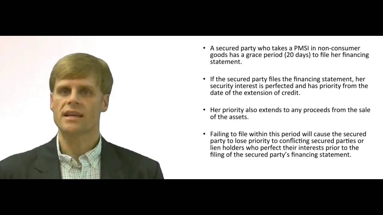 'Video thumbnail for Permanent Perfection of Purchase Money Security Interest'
