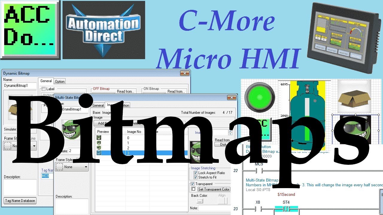 'Video thumbnail for C-More Micro HMI Object Bitmap Image'