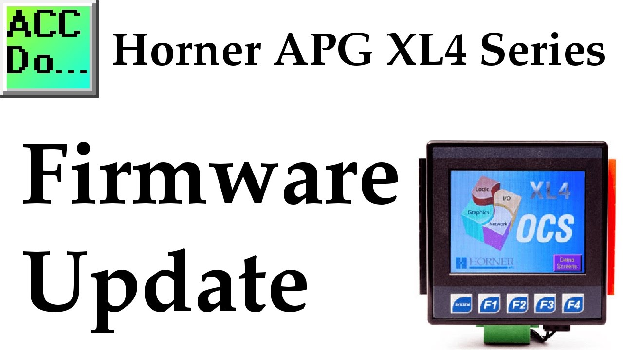 'Video thumbnail for Horner XL4 Firmware Update'