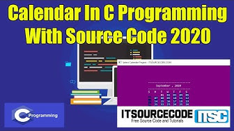 'Video thumbnail for Calendar In C Programming With Source Code Free Download | C project with source code'